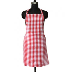 Checked Cotton Aprons (Pink)