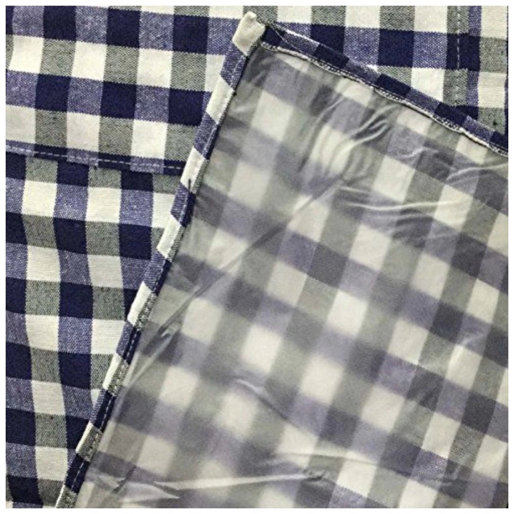 Checked Cotton Apron Sets (Blue)