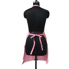 Checked Cotton Aprons (Pink)