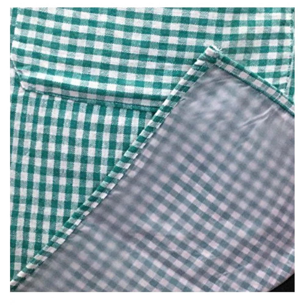 Checked Cotton Aprons (Green)