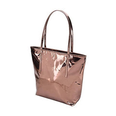 Copper Mirror Shiny Fancy Tote Bag