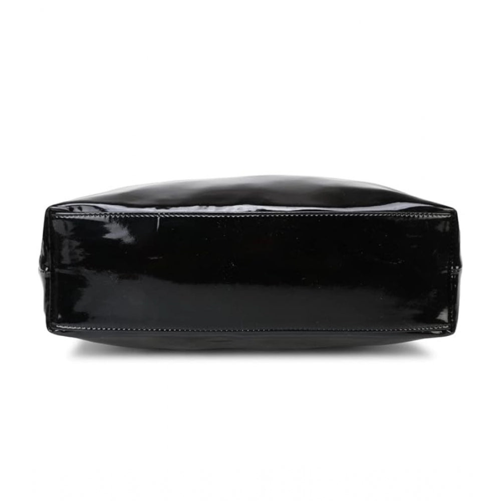 Black Mirror Shiny Trendy Tote Bag