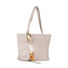 Women's Polyurethane Textured  Shoulder Bag (lavender)