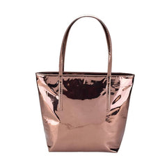 Copper Mirror Shiny Fancy Tote Bag