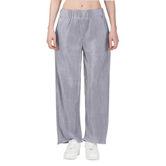 Casual Cotton Blend Striped Bottomwear (Grey)