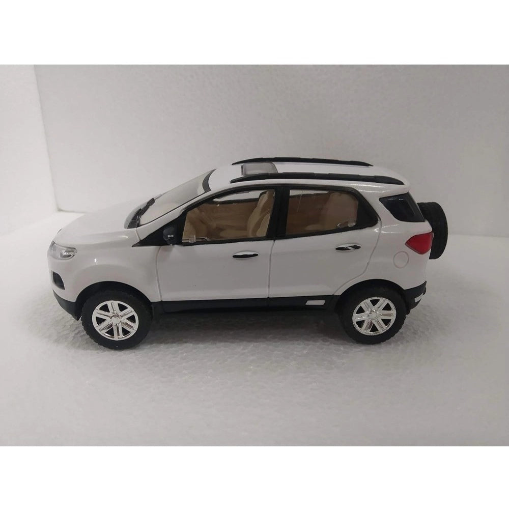 Plastic Pull Back Action Sports Echo Suv Model Car (White)