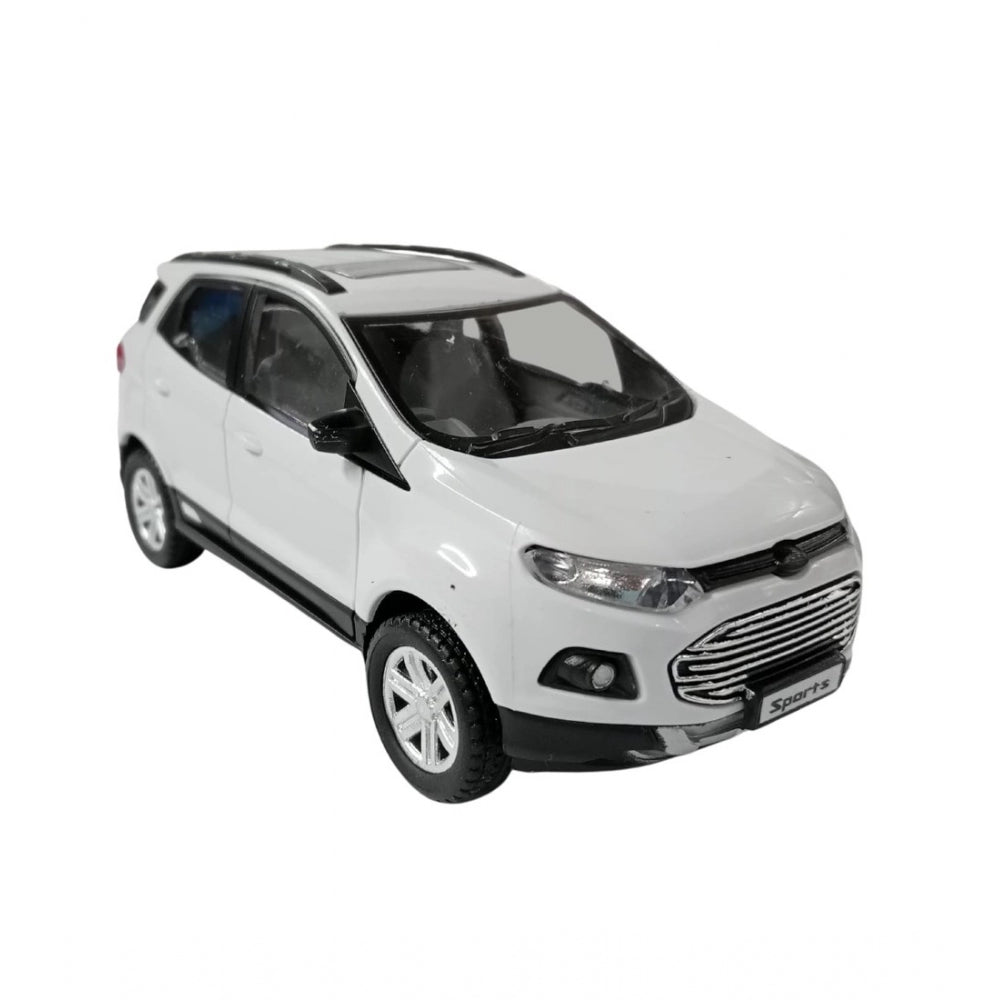 Plastic Sports Echo Toy Car (White)