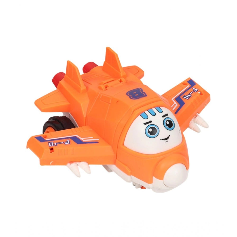 Plastic Transformer Robot Car (Multicolor)