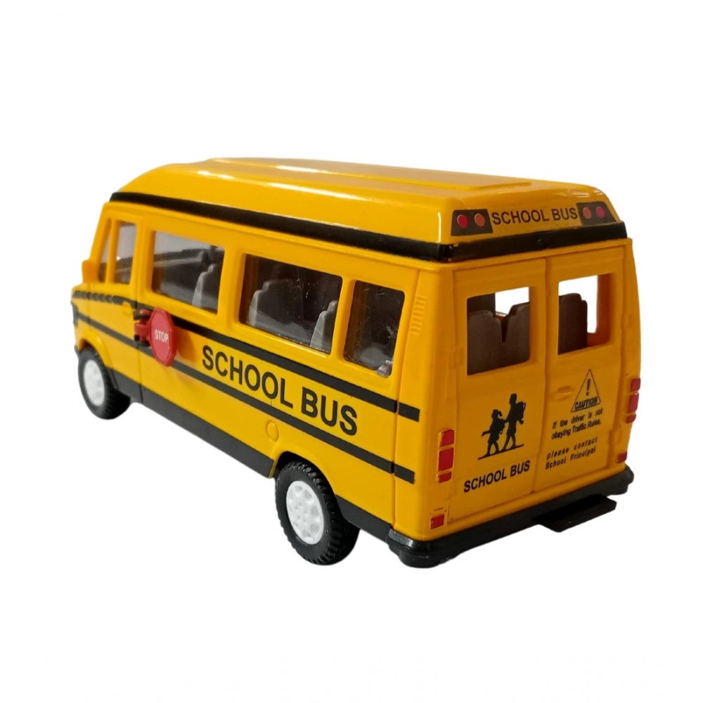 Plastic School Bus For Kids (Yellow)