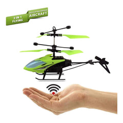 Plastic Radio Remote Control Hand Sensor Helicopter With Usb Charging (assorted)