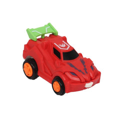 Plastic Transformer Robot Car (Multicolor)