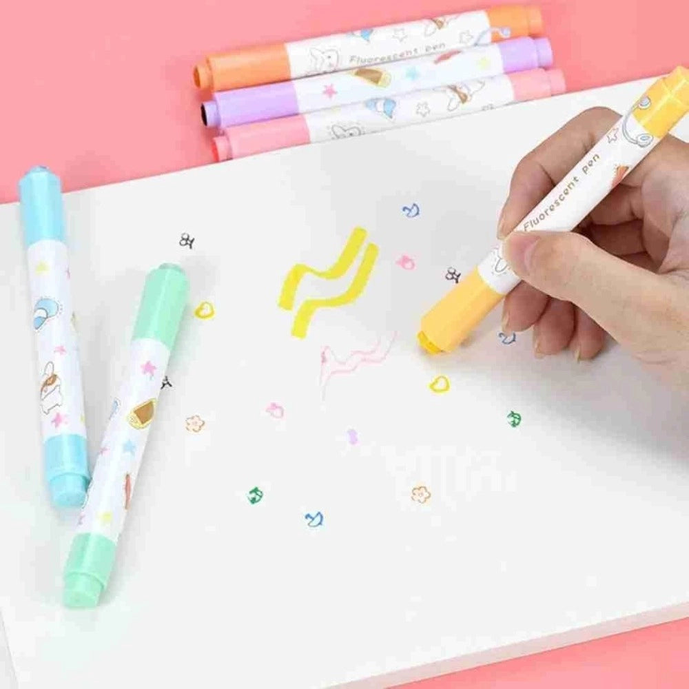 2-in-1 Stamper Marker Pen Set with Water Based Ink | Plastic | Stationery | 3+ Years