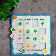 Save the earth - Easy Wooden Puzzle Game Toys (MultiColor)