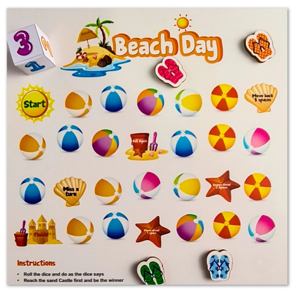 Beach game Wooden Board Game Toys (MultiColor)