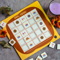 Festival- Diwali Wooden Board Game Toys (MultiColor)