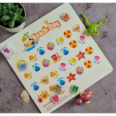 Beach game Wooden Board Game Toys (MultiColor)