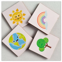 Save the earth - Easy Wooden Puzzle Game Toys (MultiColor)