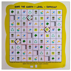 Save the earth - Difficult Wooden Puzzle Game Toys (MultiColor)