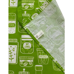 Cotton Printed Aprons (Green, Size: 24x32 In)