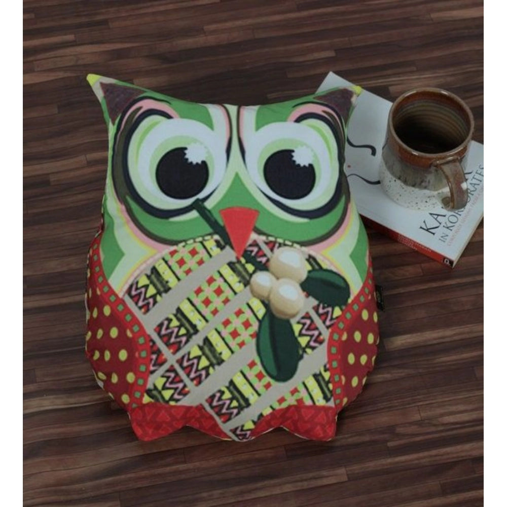 Polyester Printed Fancy Kids Cushions (Multicolor, Size: 15x7 In)