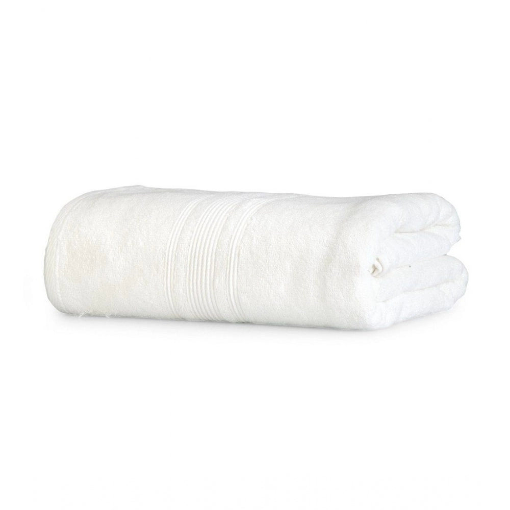 Cotton Striped Bath Towels (off-white, Size: 35x71 In)