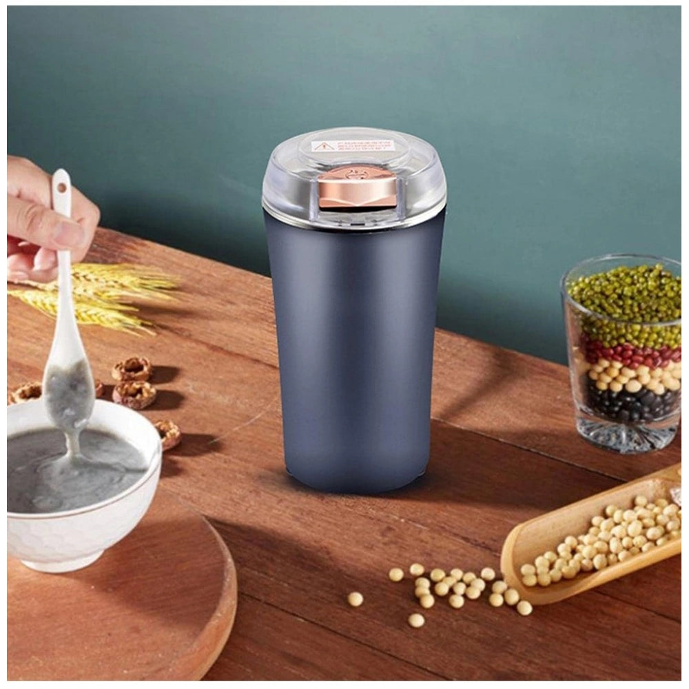 Plastic, Steel Electric Coffee Grinder (Blue)