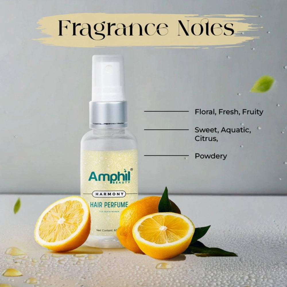 Amphil beauty Harmony Unisex Hair perfume 60 ml | Alcohol Free | Water Based | Paraben Free