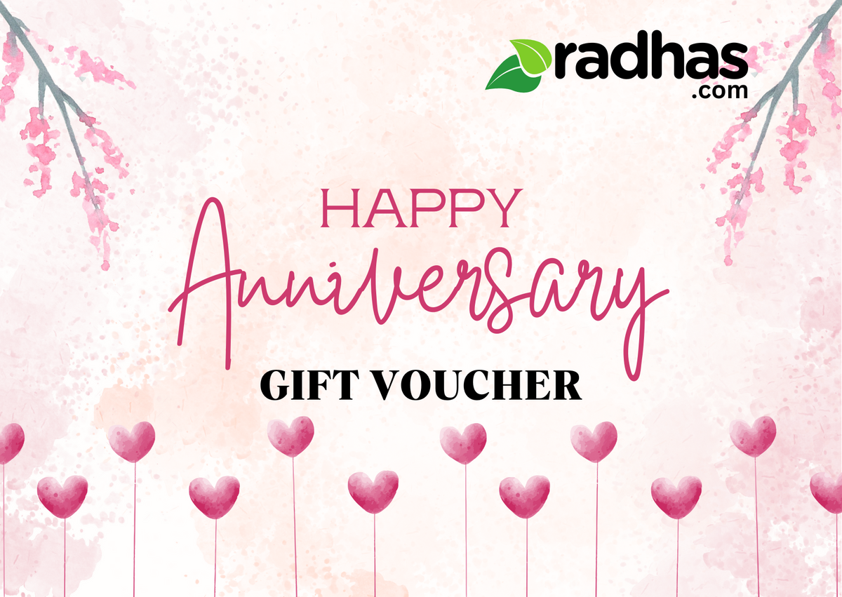 Happy Anniversary Gift Card with 25% Return Gift