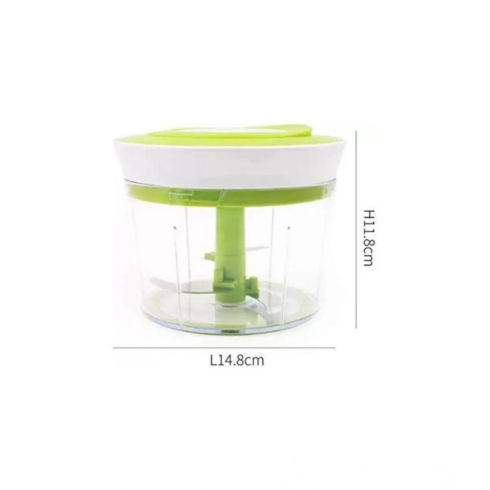 2-in-1 Manual Smart Chopper – Handy Vegetable And Fruit Processor (Color: Assorted )